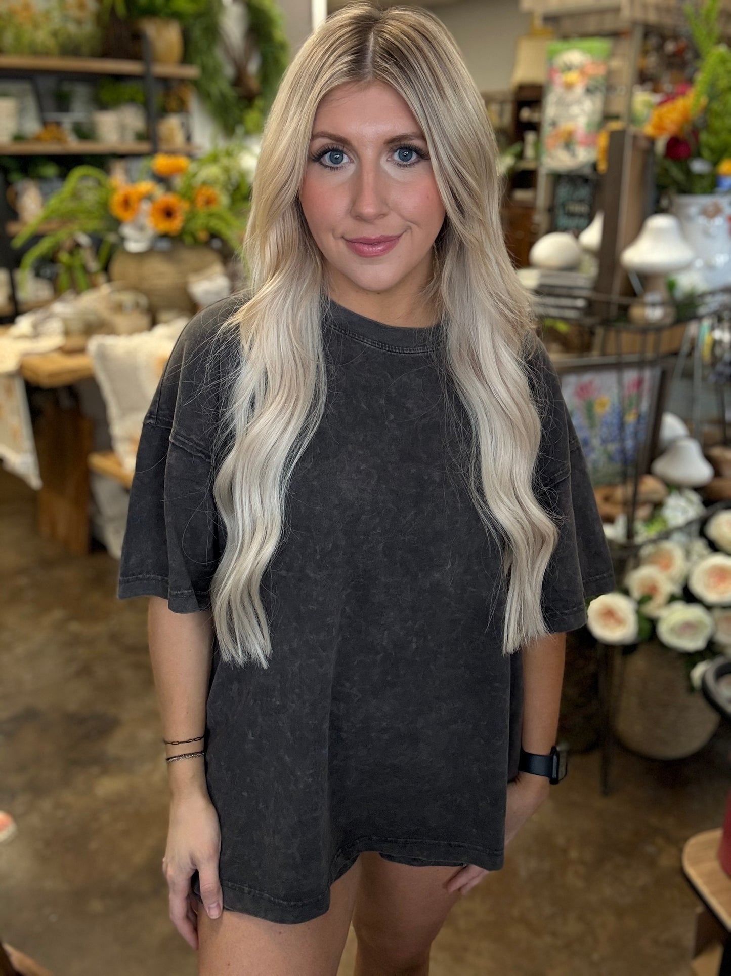 Black Oversized Tee