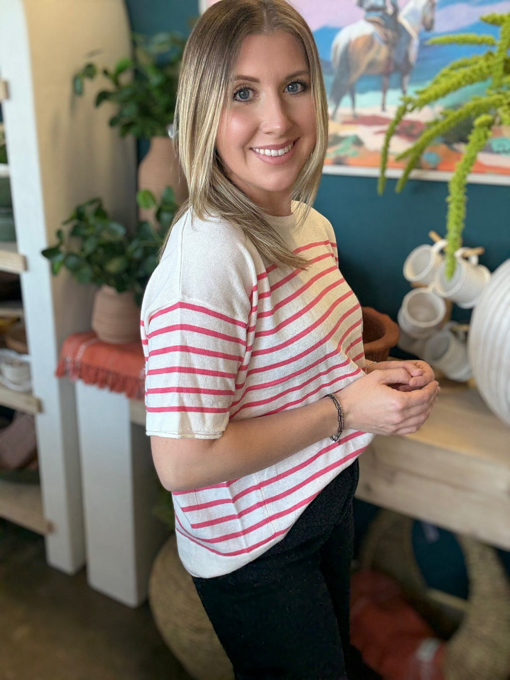Sweet Stripe Everyday Top