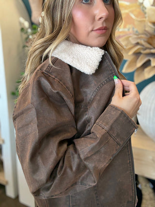 TOBACCO CONCORD JACKET