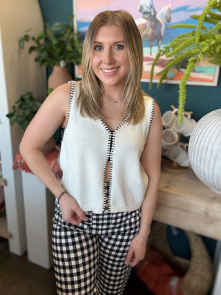 Whip Cream Knit Vest