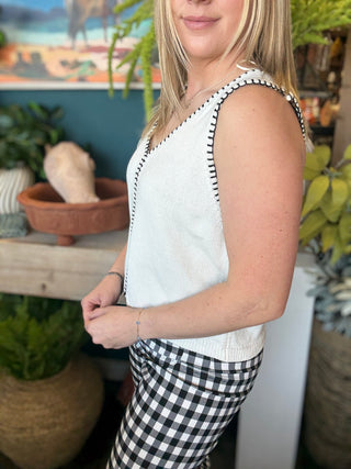 Whip Cream Knit Vest