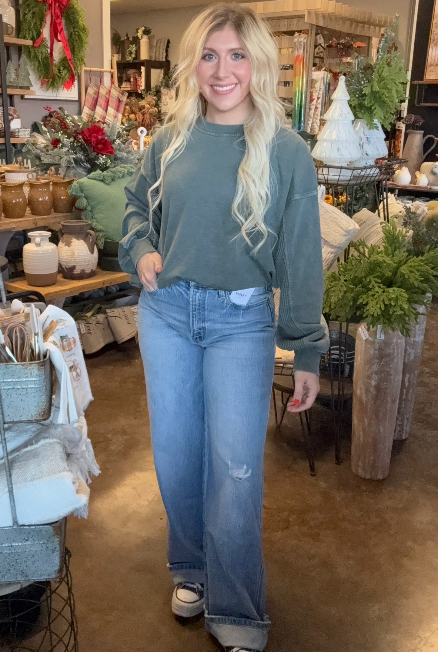 Vervet Kris Jeans – Super High Rise Baggy Wide