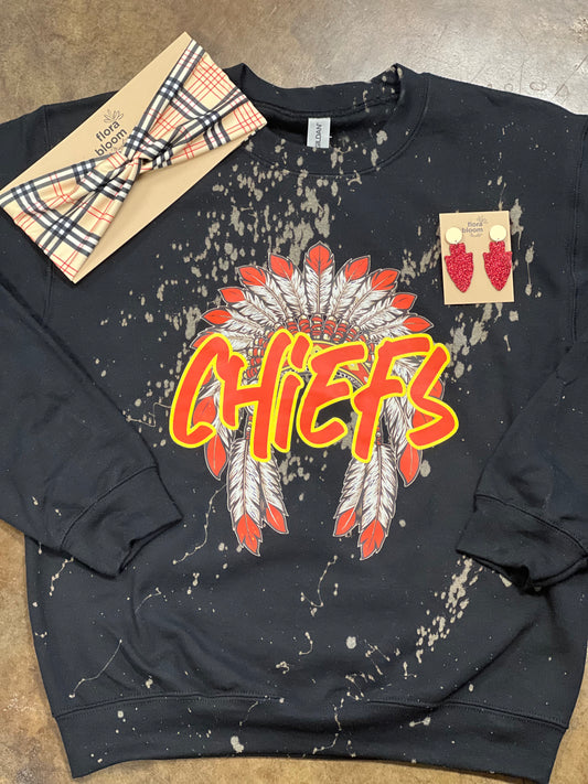 Chiefs Headdress Sweatshirt - Youth