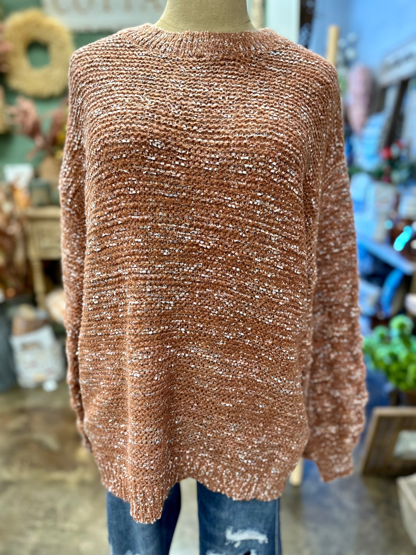 Brown Pullover Sweater