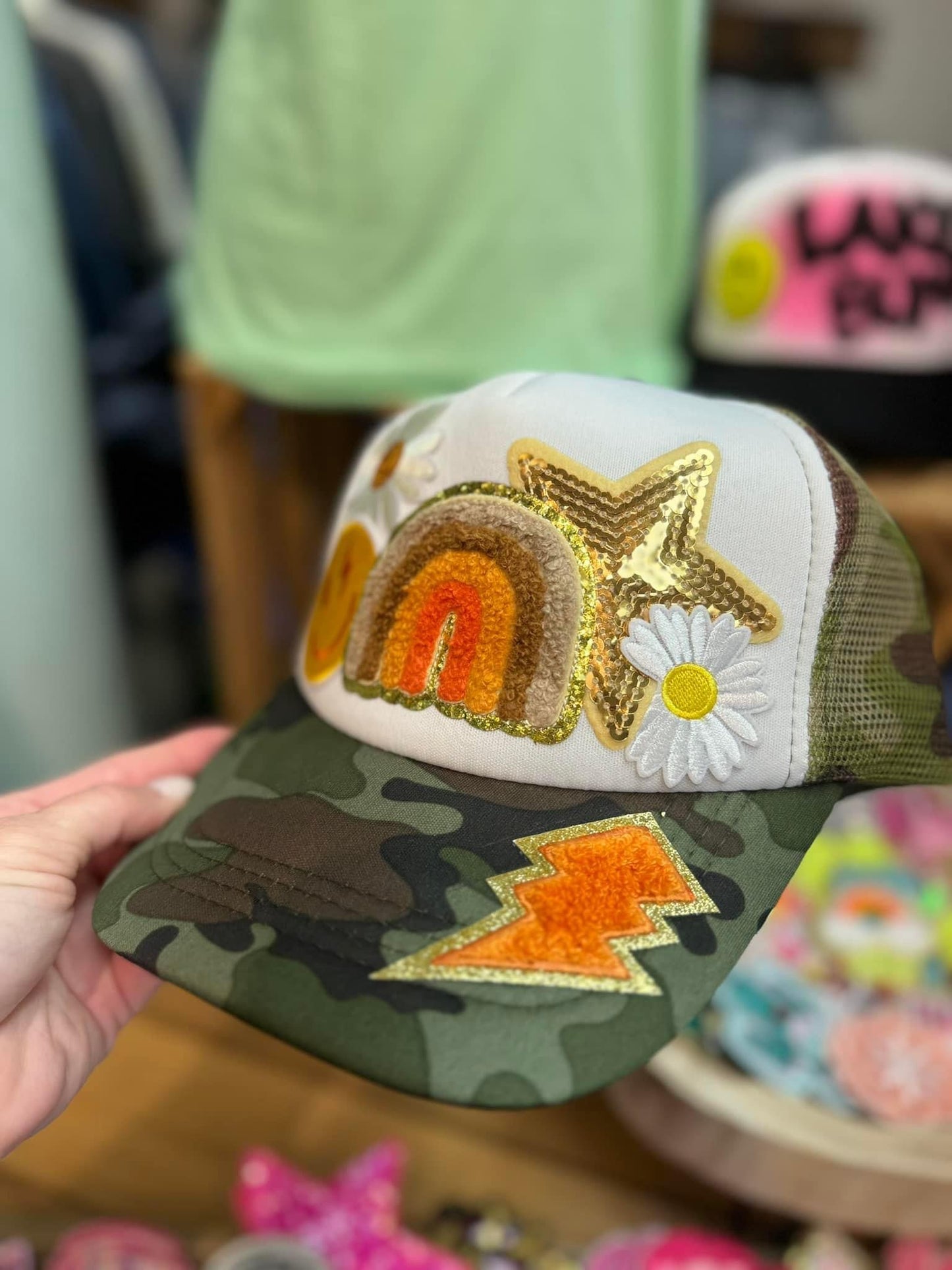 Boho Camo Trucker Hat